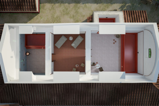 3D-Modell und Visualisierung Gelände aus der Vogelperspektive