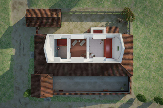 3D-Modell und Visualisierung Gelände aus der Vogelperspektive